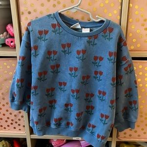 Zara sweatshirt toddler size 4-5 brand new unworn girls sweat shirt